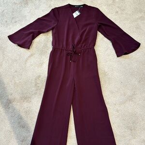 Ralph Lauren burgundy jumpsuit
